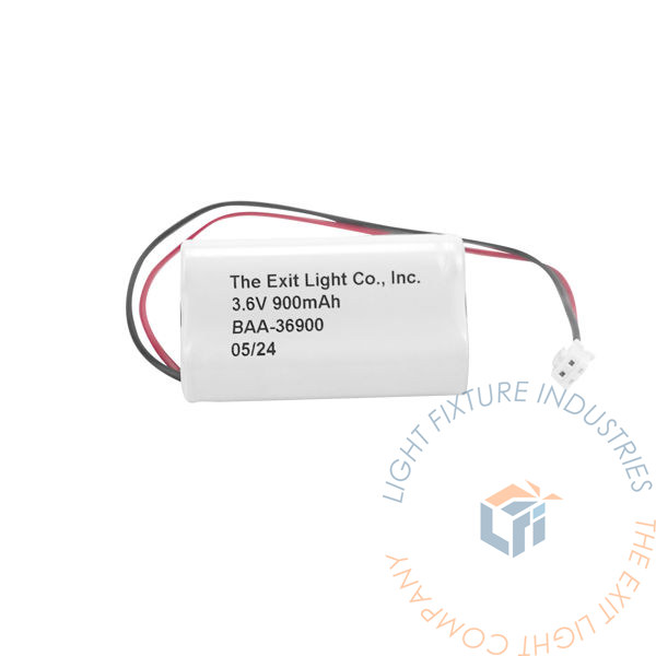 Battery | AA 3.6V 900mAh NiCad | Triangle | 2 Pack