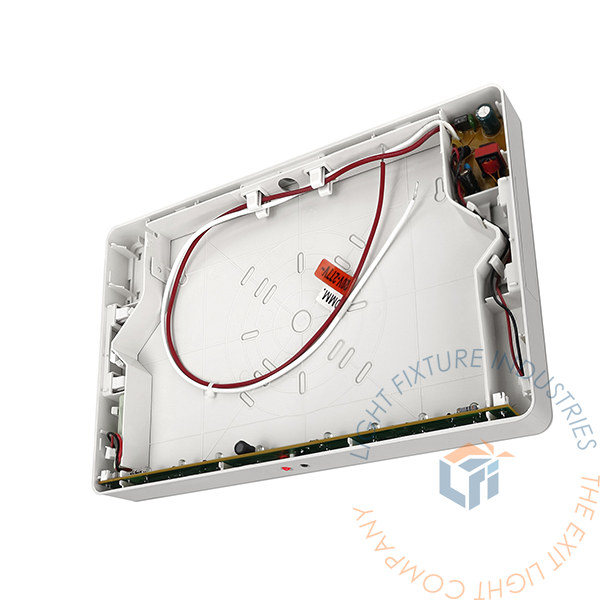 Exit Sign | Thin Red | White Housing