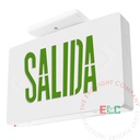 Exit Sign | Salida Spanish | White Housing