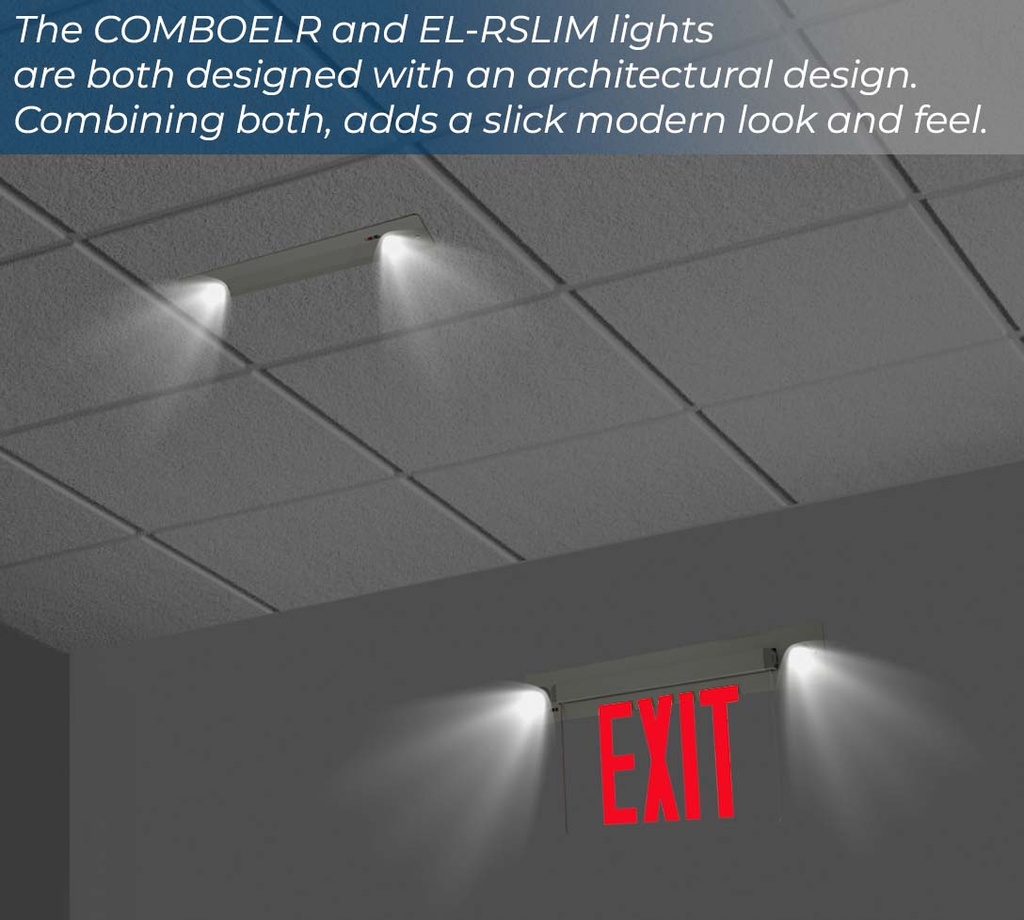 Emergency Light | Recessed Slim Architectural