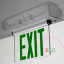 Exit Sign | RT Series Recessed Edge Lit Green