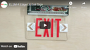 Exit Sign | SM Series Edge Lit Red