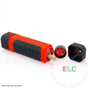 Residential | 340 Series Zoomable Flashlight | Red Housing | 4 Pack