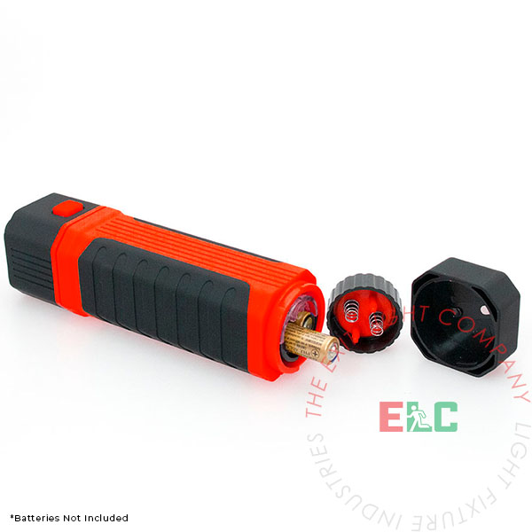 Residential | 340 Series Zoomable Flashlight | Red Housing | 8 Pack