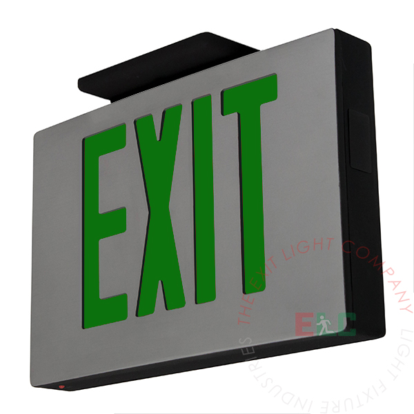 Exit Sign | Cast Aluminum Green