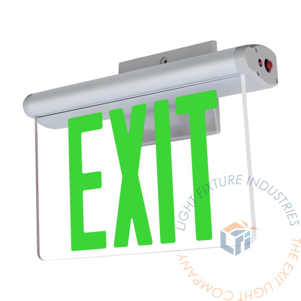 Exit Sign | RT Series Edge Lit Green