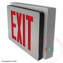 Exit Sign | Thin Cast Aluminum Red [CASLIM-R]