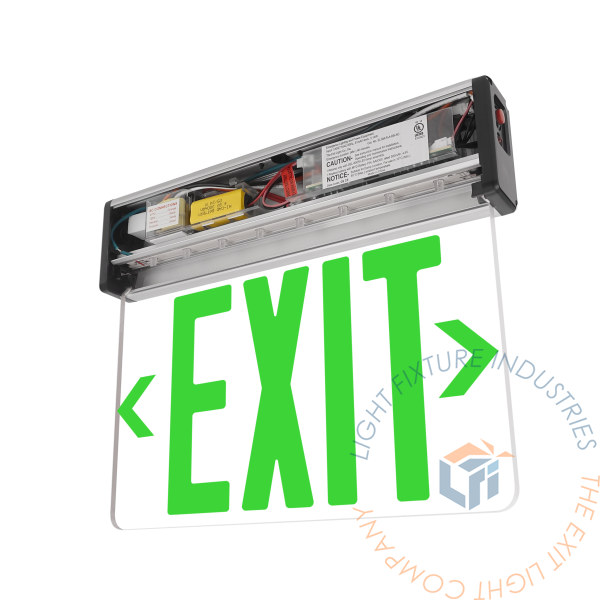 Exit Sign | SM Series Edge Lit Green [ELSM-G]