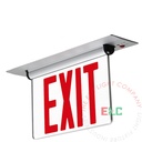 Exit Sign | RT Series Recessed Edge Lit Red [ELRT-R-RM]