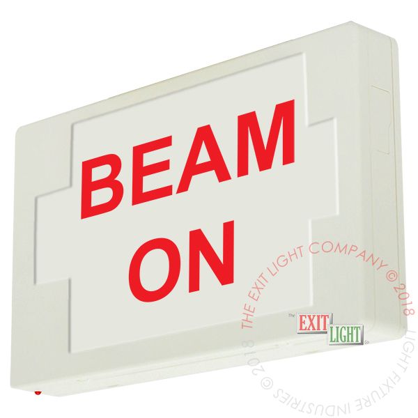 Exit Sign | Custom Wording | BEAM ON [EX-CU-BEAM-ON]