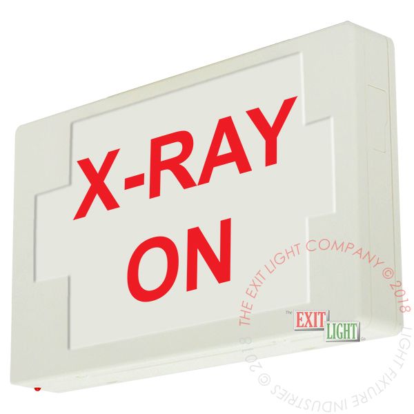 Exit Sign | Custom Wording | X-RAY ON [EX-CU-X-RAY-ON]