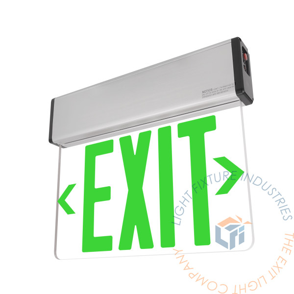 Exit Sign | SM Series Edge Lit Green [ELSM-G]