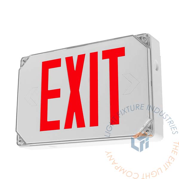 Exit Sign | Wet Location Rated Red [WLT-R]