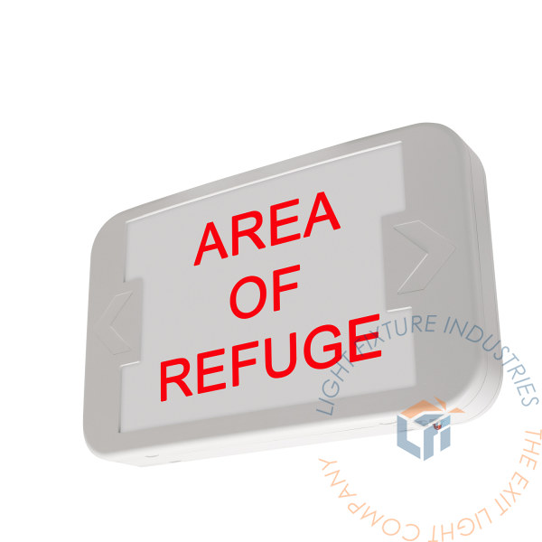 Exit Sign | Custom Wording | AREA OF REFUGE [EX-CU-AREA-OF-REFUGE]