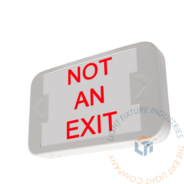 Exit Sign | Custom Wording | NOT AN EXIT [EX-CU-NOT-AN-EXIT]