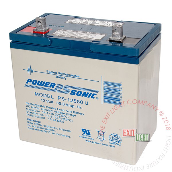 Battery | 12V 55Ah Sealed Lead Acid [B12V55A]