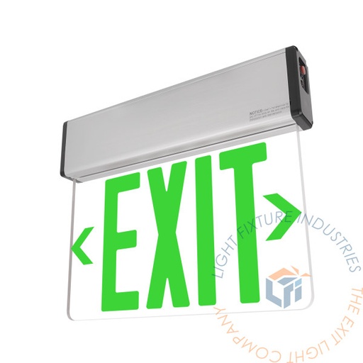 [ELSM-G] Exit Sign | SM Series Edge Lit Green [ELSM-G]