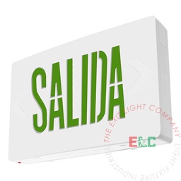 [LEDSP] Exit Sign | Salida Spanish | White Housing [LEDSP]
