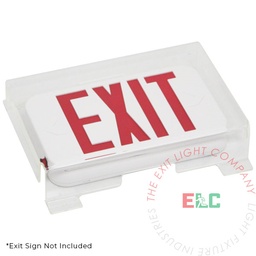 [PG-EX] Accessory | Exit Sign Clear Polycarbonate Shield Guard [PG-EX]
