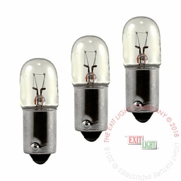 [LB47-3] Lamp | 47 | 6.3 Volt 9 Watt | Single Contact Bayonet Base | 3 Pack [LB47-3]