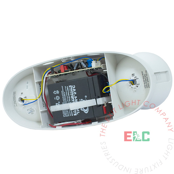 Emergency Light | M2 Series Oval | White Housing | High Output