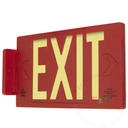 Exit Sign | Photoluminescent | Rigid Plastic | UL Listed [PA3]