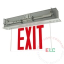 Combo | Recessed Edge Lit Red | Aluminum Housing [COMBOELR-R]