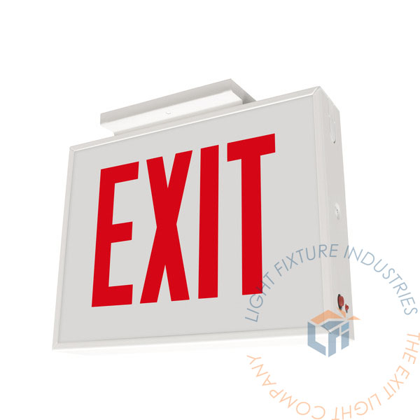 Exit Sign | Chicago Approved Red [CHEX-R]