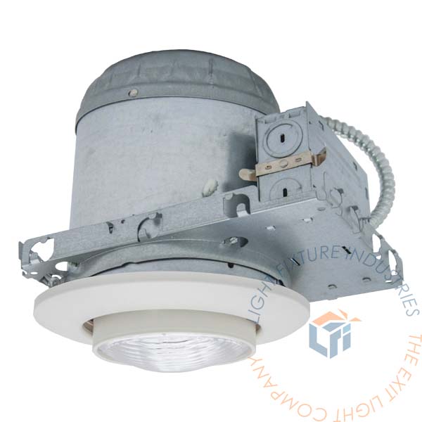 Emergency Light | Recessed 1 Head | White Housing [EL-RG6]