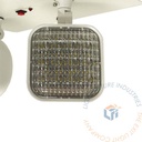 Emergency Light | Recessed 2 Head | White Housing [EL-R2HLED]
