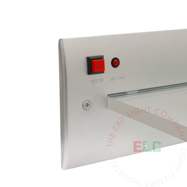 Exit Sign | Edge Lit Recessed Series Red LED [ELR-R]