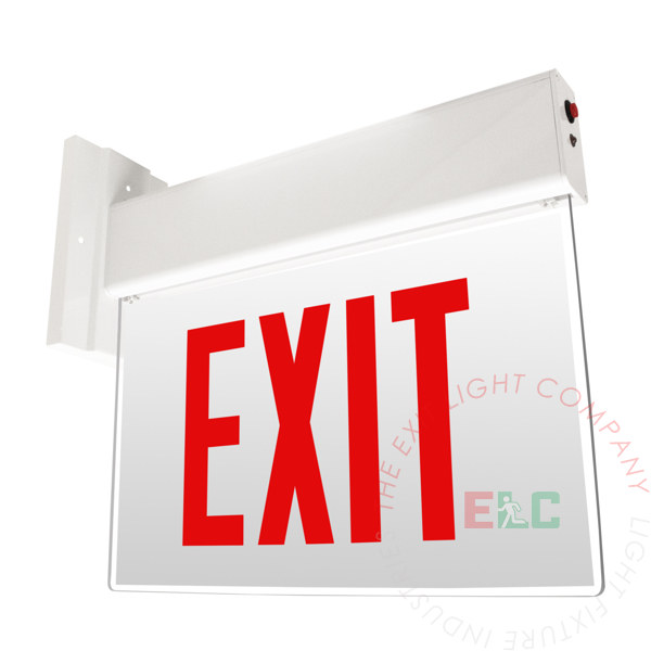 Exit Sign | Chicago Approved Surface Mount Edge Lit Red [CHELSM-R]