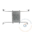 Emergency Light | Recessed Architectural Ceiling Mount | Aluminum 48' Light Spread [EL-LEG]