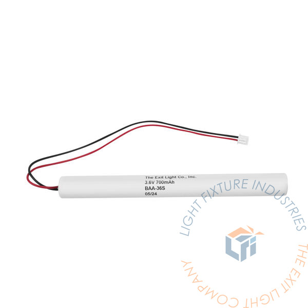 Battery | AA 3.6V 700mAh NiCad | Stick | 2 Pack [BAA-36S-2]