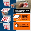 Exit Sign | Swinging Red LED Hinged Exit Sign [LEDSW-R]