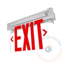 Exit Sign | SM Series NYC Approved Recessed Edge Lit Red [NYCELR-R]
