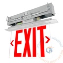Exit Sign | SM Series NYC Approved Recessed Edge Lit Red [NYCELR-R]