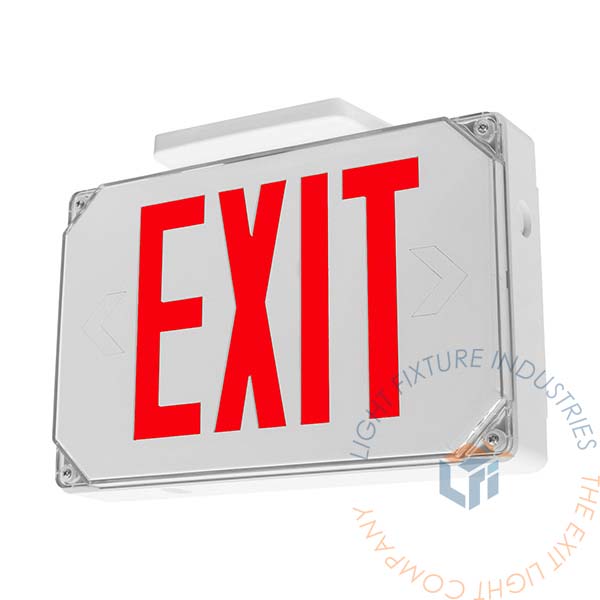 Exit Sign | Wet Location Rated Red [WLT-R]