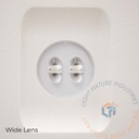 Emergency Light | Recessed Architectural Ceiling Mount | Super Bright Large Space Light Spread [EL-ARM]