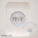 Emergency Light | Recessed Architectural Ceiling Mount | Super Bright Large Space Light Spread [EL-ARM]