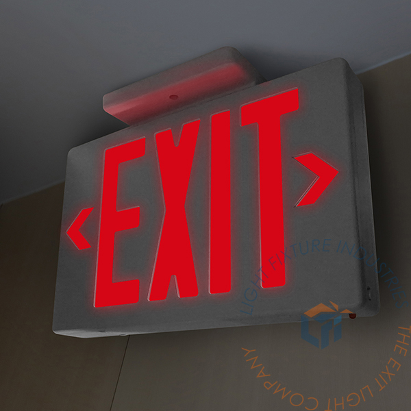 Exit Sign | Standard Red [LED-R]