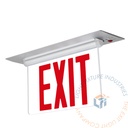 Exit Sign | RT Series Recessed Edge Lit Red [ELRT-R-RM]
