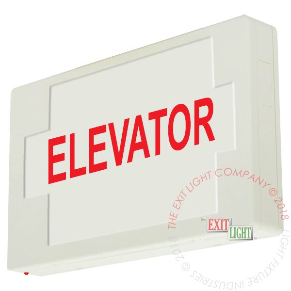 Exit Sign | Custom Wording | ELEVATOR [EX-CU-ELEVATOR]