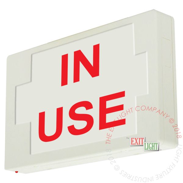 Exit Sign | Custom Wording | IN USE [EX-CU-IN-USE]