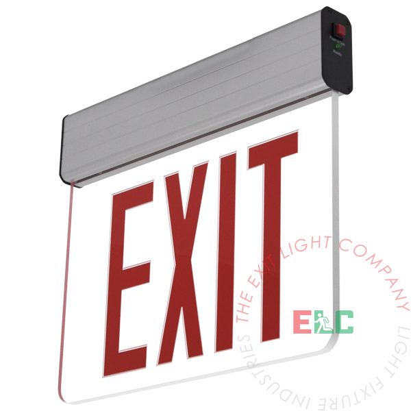 Exit Sign | SM Series NYC Approved Edge Lit Red [NYCELSM-R]