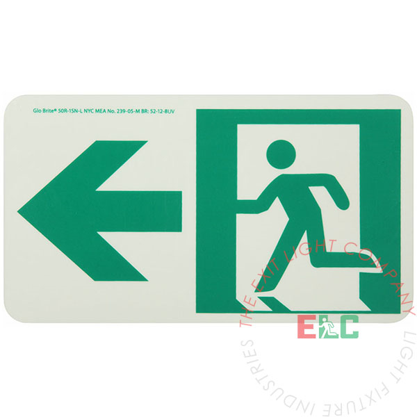 Marker | Photoluminescent | Running Man | Exit Arrow [PDS]