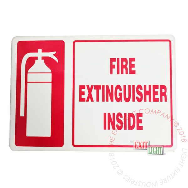 Marker | Photoluminescent | 'Fire Extinguisher Inside' [PFEI]