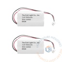 Battery | AA 3.6V 900mAh NiCad | Triangle | 2 Pack [BAA-36900-2]
