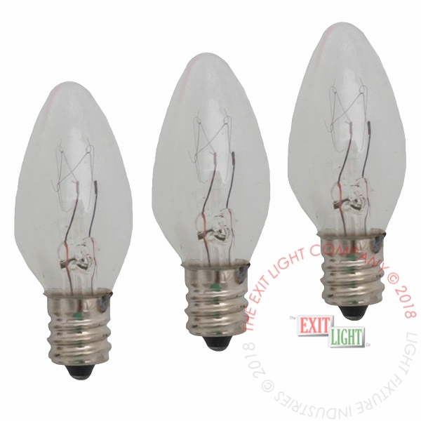 Lamp | 7C7 | 130 Volt 7 Watt | Candelabra Base | 3 Pack [L7C7-3]