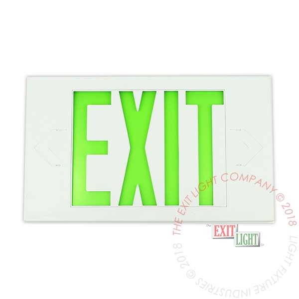 Exit Sign | Electroluminescent Green [LEC-G]